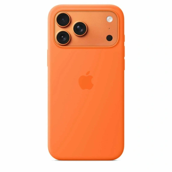 Чехол Apple iPhone 17 Pro Silicone Case MagSafe (Orange)